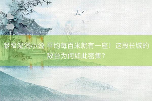 紧窄湿润小说 平均每百米就有一座！这段长城的敌台为何如此密集？