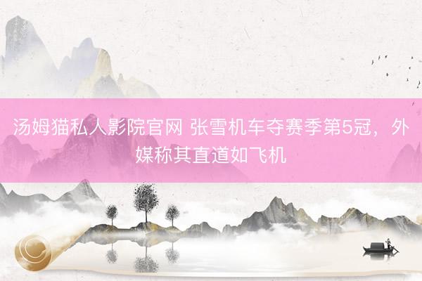 汤姆猫私人影院官网 张雪机车夺赛季第5冠，外媒称其直道如飞机