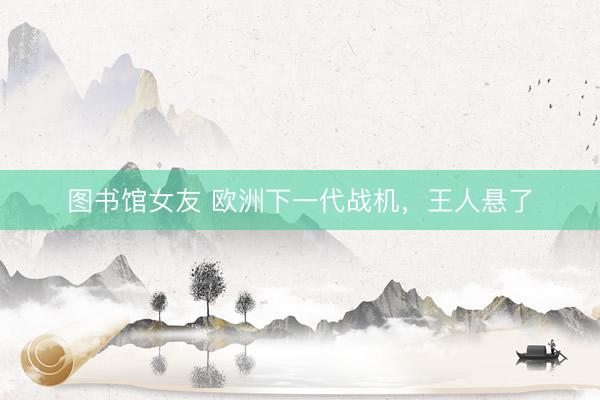 图书馆女友 欧洲下一代战机，王人悬了